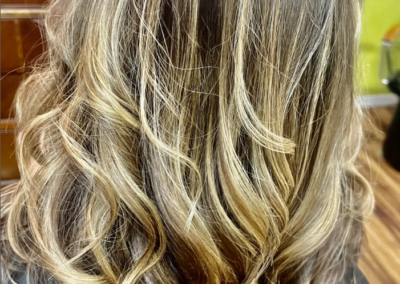 Gorgeous blonde highlights hair color in Dunedin
